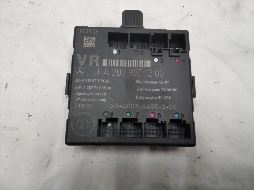 Блок двери MERCEDES-BENZ E-класс W212/S212/C207/A207 (2009 - 2013) фото 1 — Разборка Мерседес