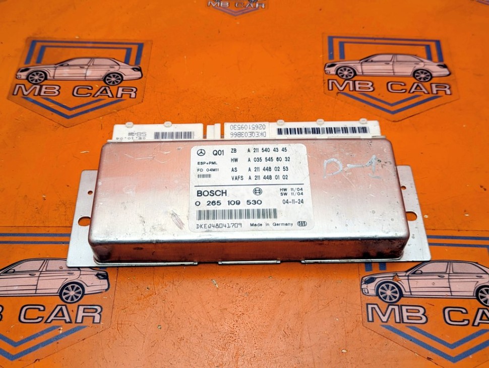 Блок ESP+PML MERCEDES-BENZ E-класс W211/S211 (2002 - 2006) E 320 CDI 3.2 AT (204 л.с.) фото 1 &mdash; Разборка Мерседес