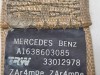 Ремень безопасности передний правый MERCEDES-BENZ M-класс W163 рестайлинг (2001 - 2005) фото 2 — Разборка Мерседес