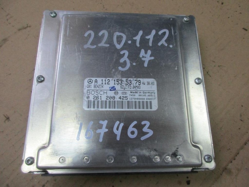 Блок управления двигателем MERCEDES-BENZ S-класс W220 (1998 - 2005) фото 1 — Разборка Мерседес