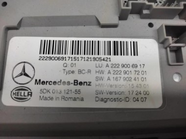 Блок SAM задний MERCEDES-BENZ S-класс W222/C217/A217 рестайлинг (2017 - 2020) — Разборка Мерседес