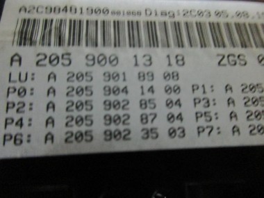 Щиток приборов MERCEDES-BENZ C-класс W205/S205/C205/A205 (2014 - 2018) — Разборка Мерседес