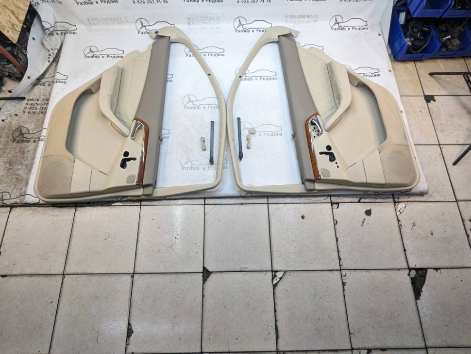 Комплект задних шторок MERCEDES-BENZ S-класс W220 рестайлинг (2002 - 2005) фото 1 — Разборка Мерседес