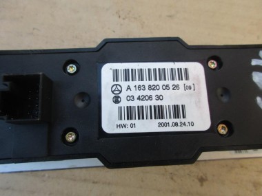 Панель управления климатом MERCEDES-BENZ M-класс AMG W163 рестайлинг (2001 - 2005) — Разборка Мерседес