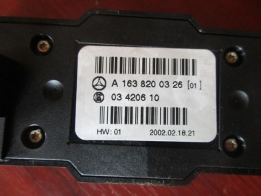 Панель управления климатом MERCEDES-BENZ M-класс W163 рестайлинг (2001 - 2005) — Разборка Мерседес