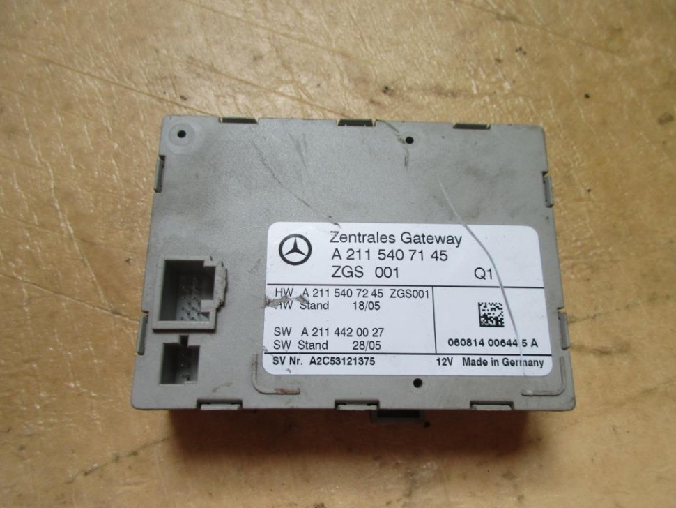 Блок ZGW CGW MERCEDES-BENZ E-класс W211/S211 рестайлинг (2006 - 2009) фото 1 — Разборка Мерседес