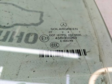 Стекло заднее левое MERCEDES-BENZ S-класс W221 (2005 - 2009) — Разборка Мерседес
