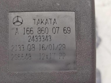 Замок ремня безопасности MERCEDES-BENZ GLE-класс W166 (2015 - 2018) — Разборка Мерседес