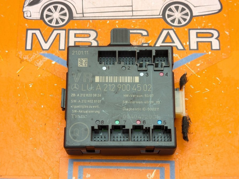 Блок двери MERCEDES-BENZ E-класс W212/S212/C207/A207 (2009 - 2013) фото 1 &mdash; Разборка Мерседес