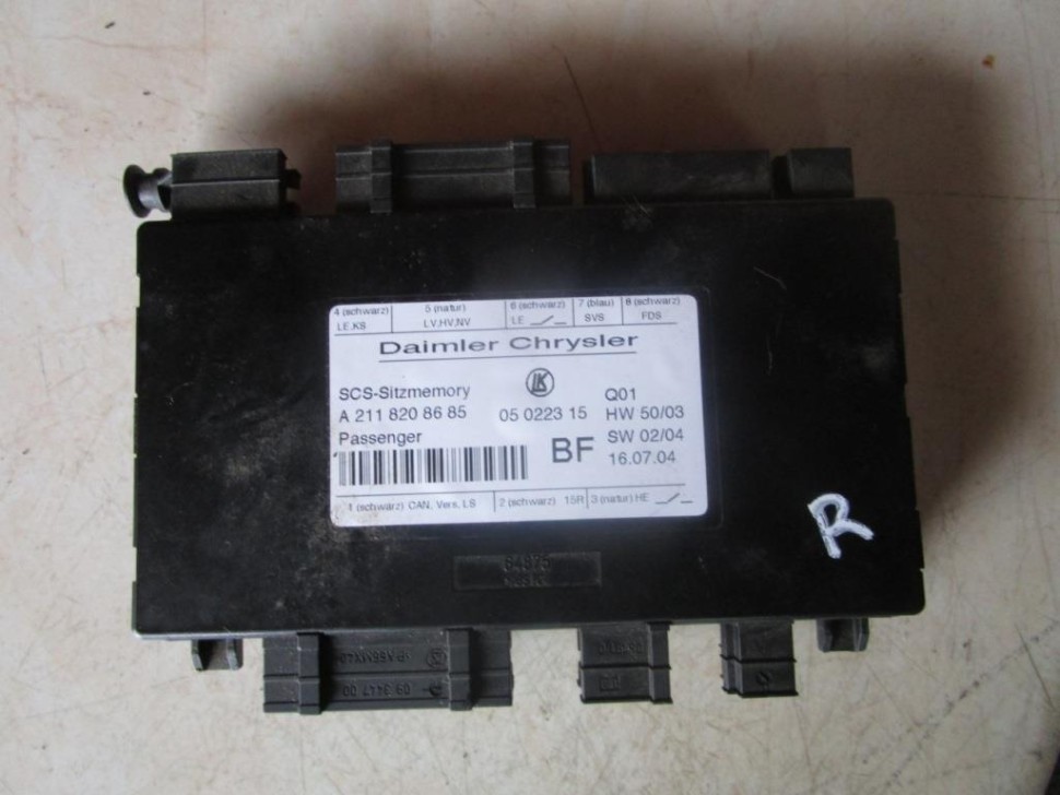 Блок сидений MERCEDES-BENZ C-класс W203/S203/CL203 рестайлинг (2004 - 2008) фото 1 — Разборка Мерседес