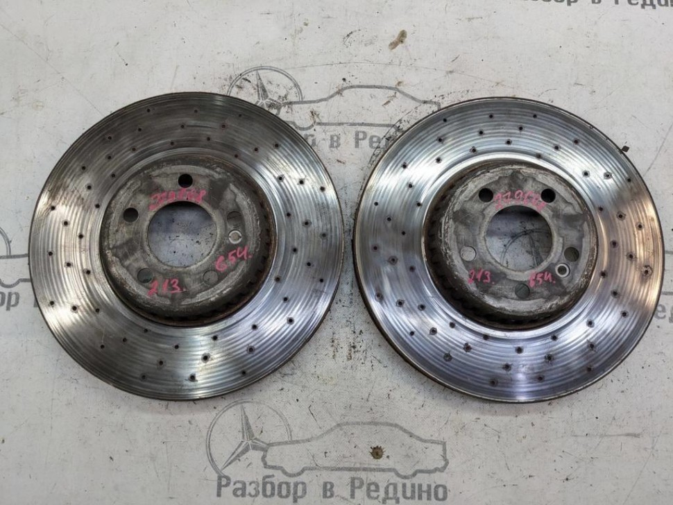 Диски тормозные перед MERCEDES-BENZ E-класс W213/S213/C238/A238 (2016 - 2021) фото 1 — Разборка Мерседес