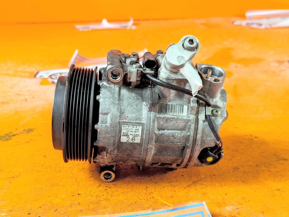 Компрессор кондиционера MERCEDES-BENZ E-класс W211/S211 (2002 - 2006) фото 1 &mdash; Разборка Мерседес