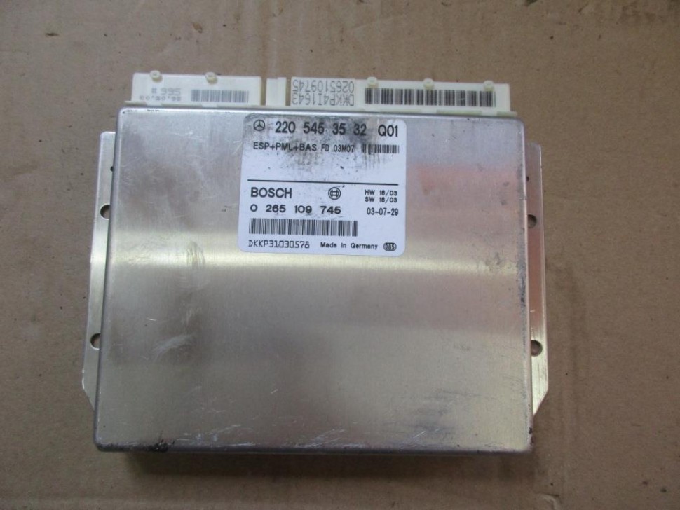 Блок ESP+PML MERCEDES-BENZ S-класс W220 рестайлинг (2002 - 2005) фото 1 — Разборка Мерседес