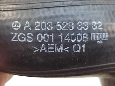 Патрубок интеркулера MERCEDES-BENZ C-класс W203/S203/CL203 (2000 - 2004) — Разборка Мерседес