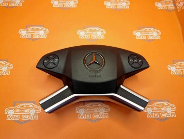 Подушка безопасности в руль MERCEDES-BENZ M-класс W164 рестайлинг (2008 - 2011) — Разборка Мерседес