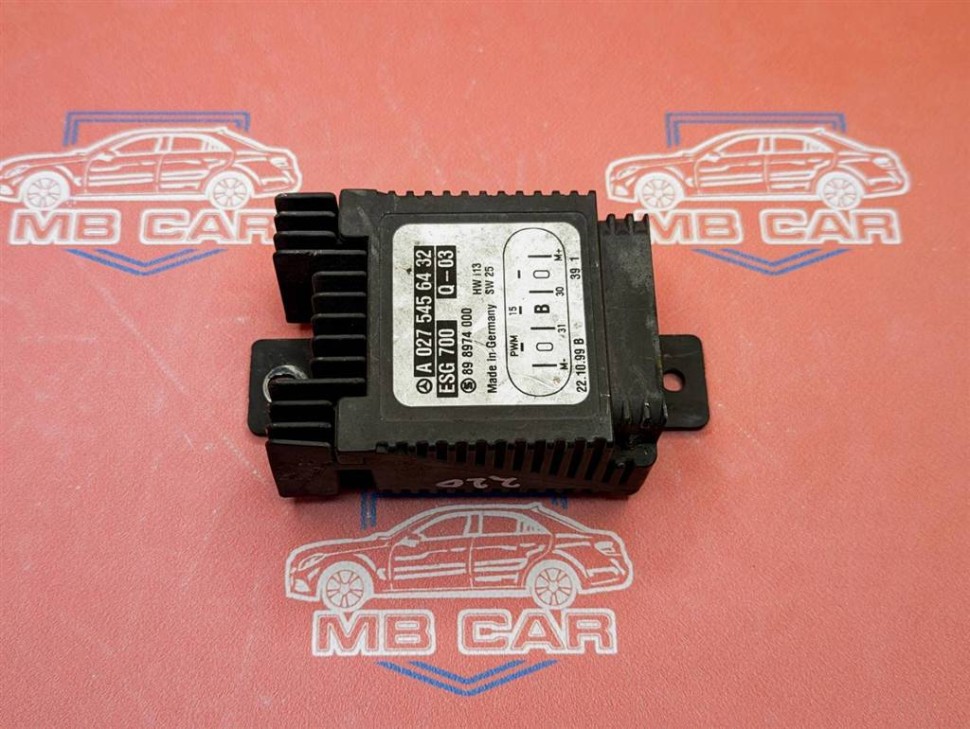 Блок вентилятора MERCEDES-BENZ S-класс W220 (1998 - 2005) фото 1 — Разборка Мерседес