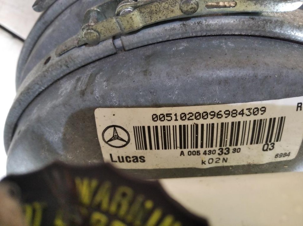 Вакуумный усилитель тормозов MERCEDES-BENZ E-класс W210/S210 (1995 - 1999) фото 1 — Разборка Мерседес