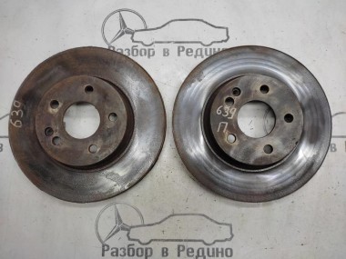 Диски тормозные перед MERCEDES-BENZ V-класс W639 (2003 - 2014) — Разборка Мерседес