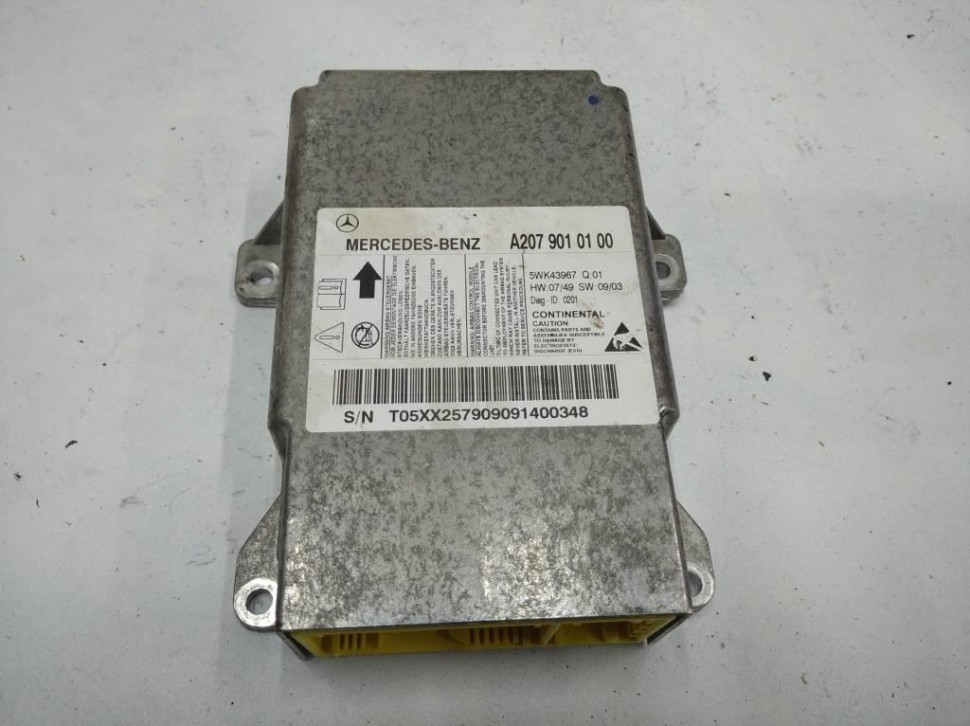 Блок AIRBAG MERCEDES-BENZ E-класс W212/S212/C207/A207 (2009 - 2013) фото 1 — Разборка Мерседес