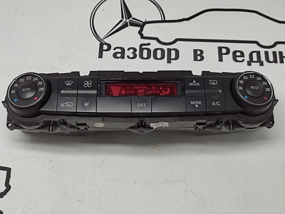 Панель управления климатом MERCEDES-BENZ CLS-класс C219 (2004 - 2008) фото 1 — Разборка Мерседес
