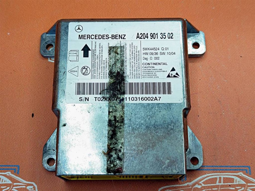 Блок AIRBAG MERCEDES-BENZ C-класс W204/S204/С204 рестайлинг (2011 - 2015) фото 1 — Разборка Мерседес