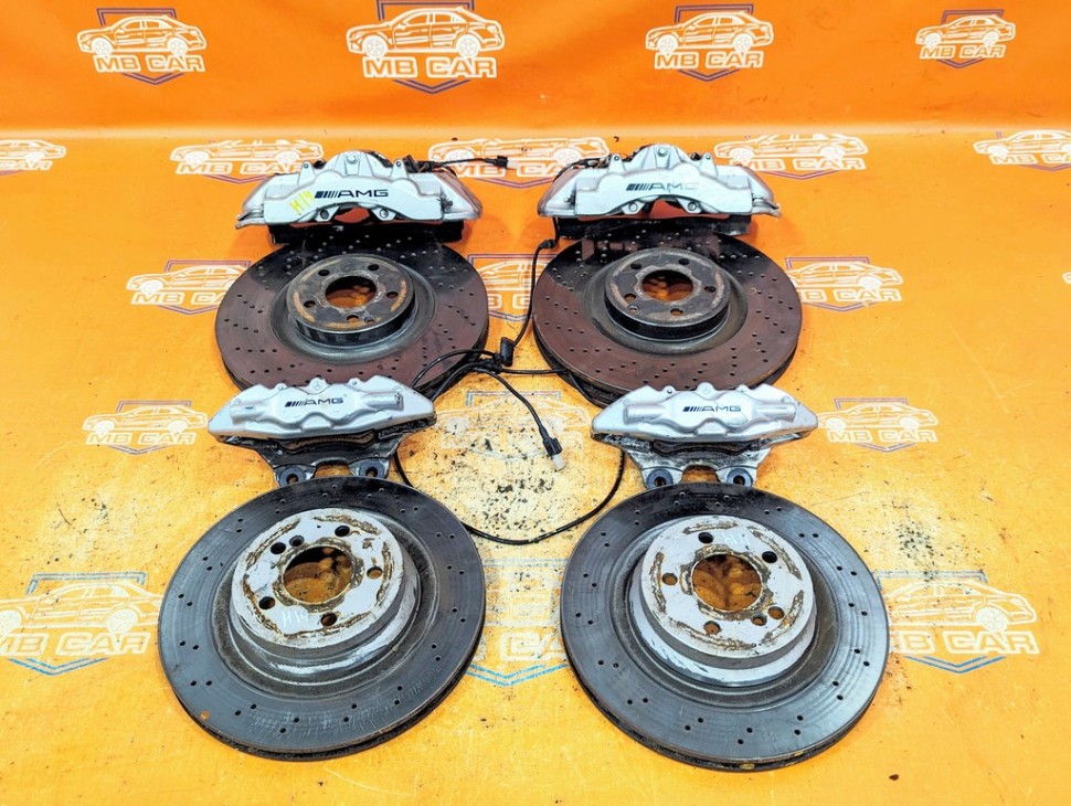Комплект тормозов MERCEDES-BENZ E-класс AMG W211/S211 (2002 - 2006) фото 1 — Разборка Мерседес