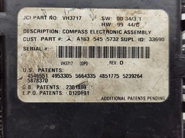 Блок управления MERCEDES-BENZ M-класс W163 (1997 - 2001) — Разборка Мерседес