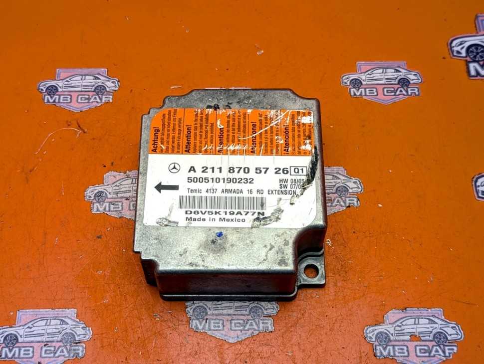 Блок AIRBAG MERCEDES-BENZ E-класс W211/S211 (2002 - 2006) фото 1 — Разборка Мерседес