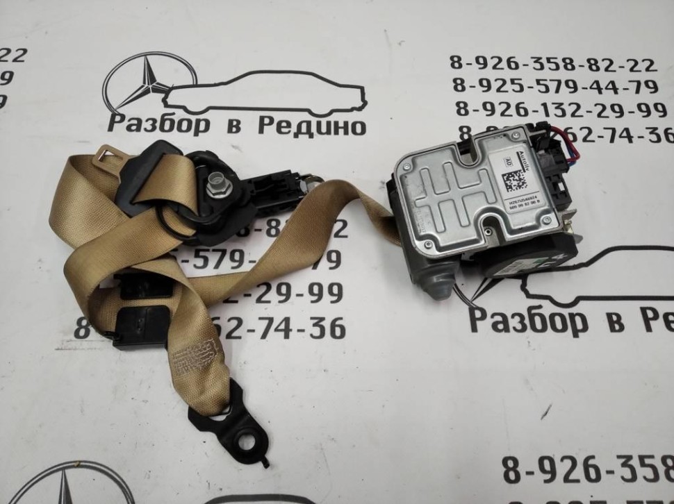 Ремень безопасности передний правый MERCEDES-BENZ E-класс W211/S211 рестайлинг (2006 - 2009) фото 1 — Разборка Мерседес