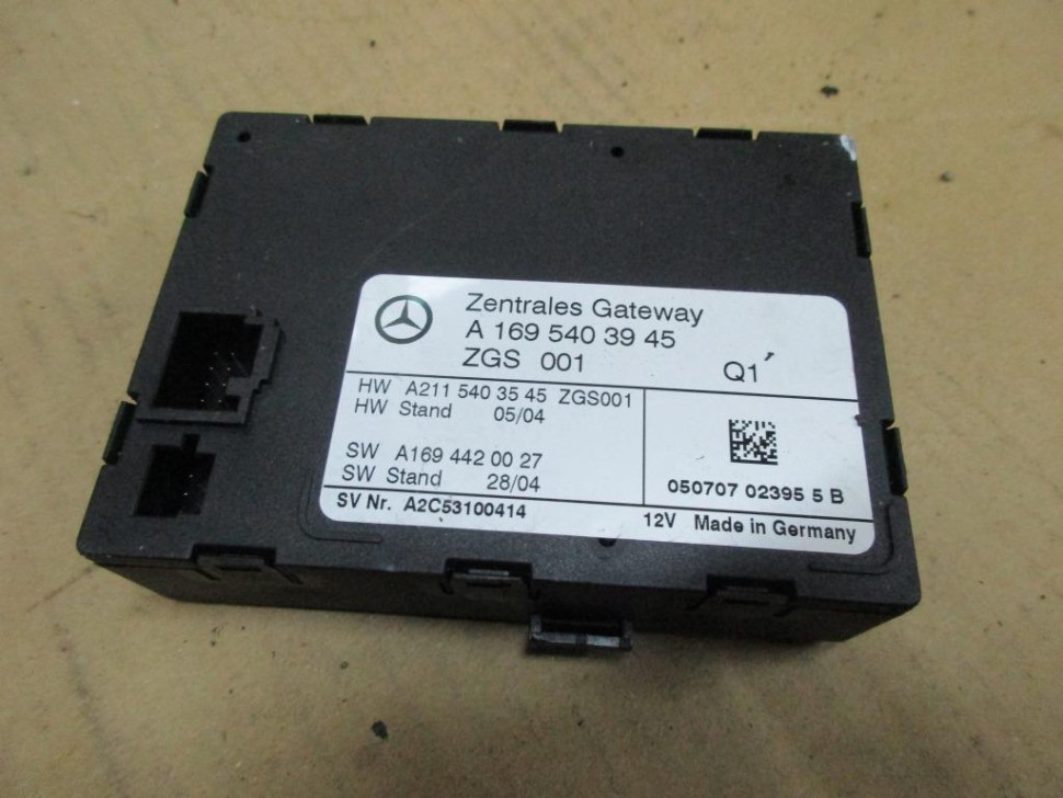 Блок ZGW CGW MERCEDES-BENZ B-класс W245 (2005 - 2009) фото 1 &mdash; Разборка Мерседес