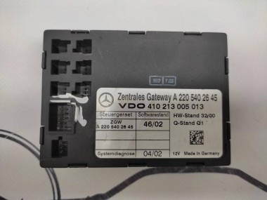 Блок ZGW CGW MERCEDES-BENZ S-класс W220 рестайлинг (2002 - 2005) — Разборка Мерседес