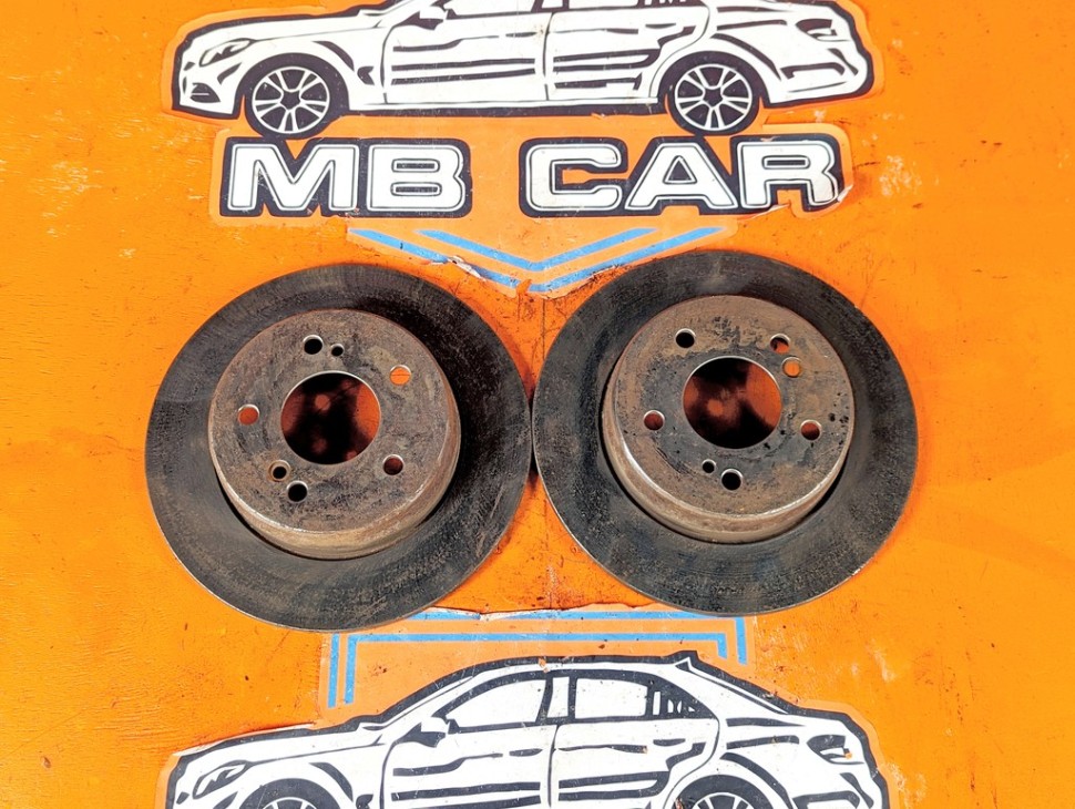 Диски тормозные зад MERCEDES-BENZ C-класс W203/S203/CL203 (2000 - 2004) фото 1 &mdash; Разборка Мерседес