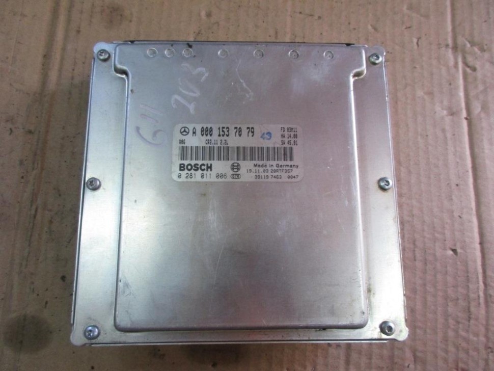 Блок управления двигателем MERCEDES-BENZ C-класс W203/S203/CL203 (2000 - 2004) фото 1 — Разборка Мерседес