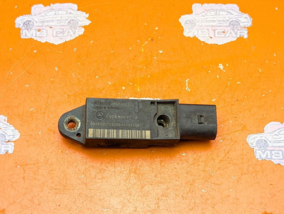 Датчик удара MERCEDES-BENZ E-класс W211/S211 (2002 - 2006) фото 1 &mdash; Разборка Мерседес