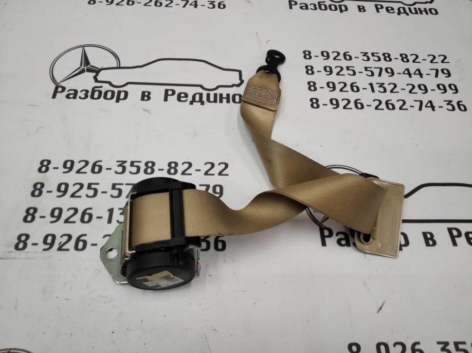 Ремень безопасности задний центральный MERCEDES-BENZ E-класс W211/S211 рестайлинг (2006 - 2009) фото 1 — Разборка Мерседес