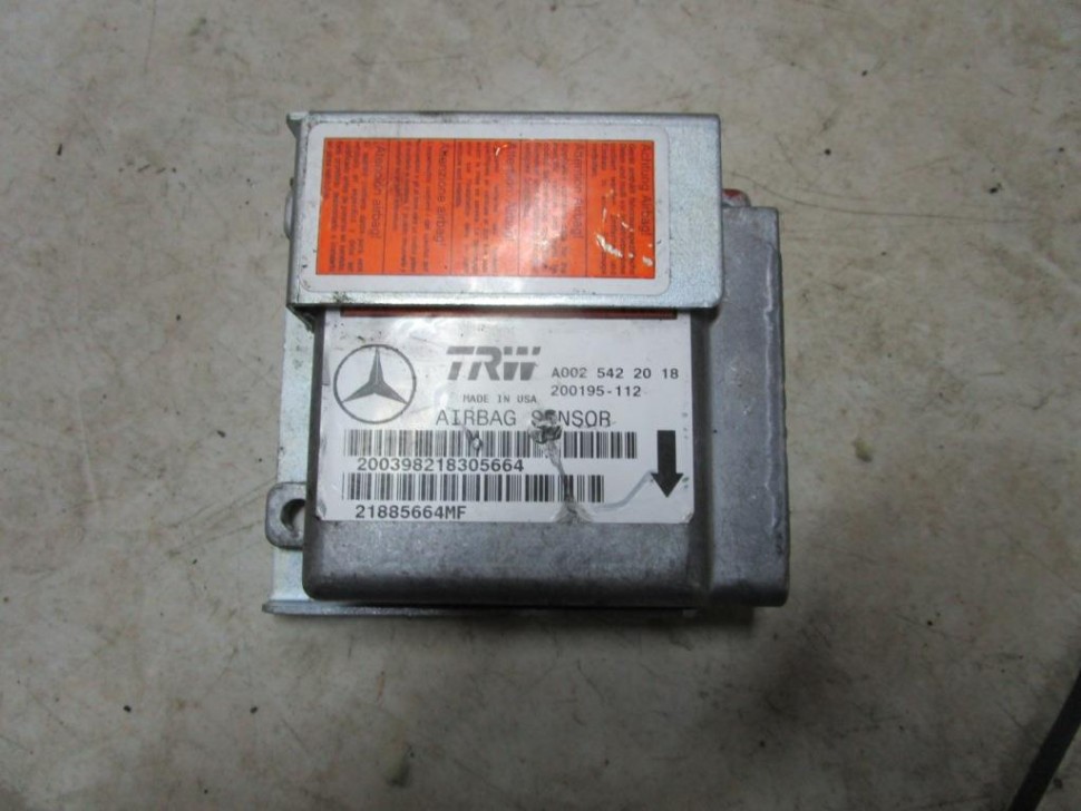 Блок AIRBAG MERCEDES-BENZ ML-class w163 фото 1 — Разборка Мерседес
