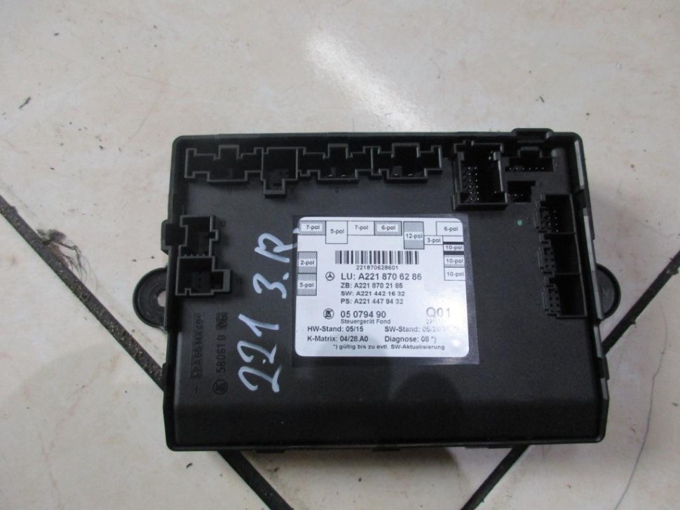 Блок двери MERCEDES-BENZ S-класс W221 (2005 - 2009) фото 1 — Разборка Мерседес