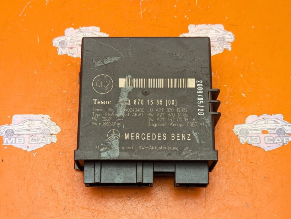 Блок крышки багажника MERCEDES-BENZ E-класс W211/S211 (2002 - 2006) фото 1 &mdash; Разборка Мерседес