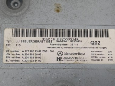 Блок мультимедиа MERCEDES-BENZ S-класс W221 (2005 - 2009) — Разборка Мерседес