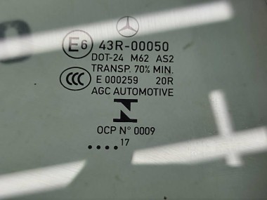 Стекло заднее правое MERCEDES-BENZ E-class w238 coupe — Разборка Мерседес