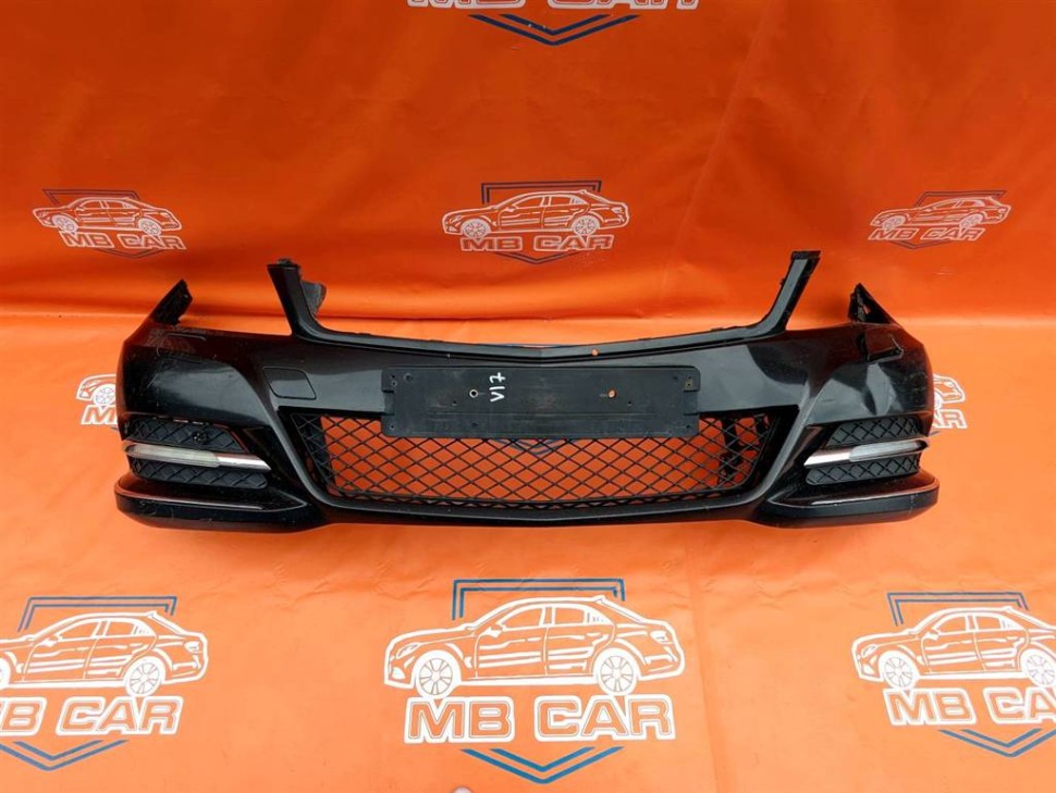 Бампер передний MERCEDES-BENZ C-класс W204/S204/С204 рестайлинг (2011 - 2015) фото 1 — Разборка Мерседес