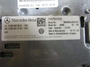 Звукогенератор MERCEDES-BENZ GLE-класс AMG Coupe C292 (2015 - 2019) — Разборка Мерседес