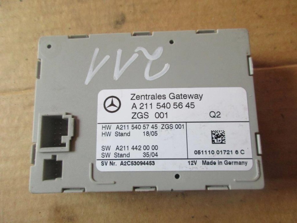 Блок ZGW CGW MERCEDES-BENZ E-класс W211/S211 (2002 - 2006) фото 1 — Разборка Мерседес