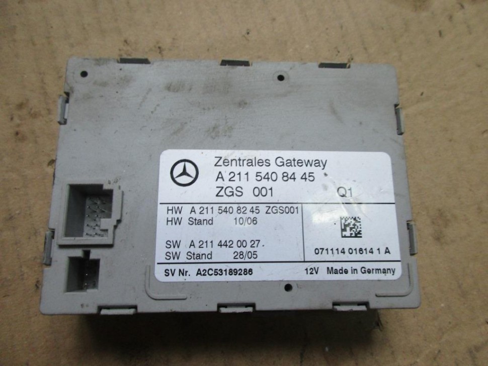 Блок ZGW ZGS MERCEDES-BENZ E-class w211 фото 1 — Разборка Мерседес