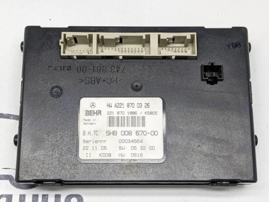 Блок климата MERCEDES-BENZ S-класс W221 (2005 - 2009) — Разборка Мерседес