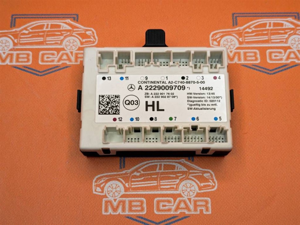 Блок двери MERCEDES-BENZ S-класс AMG W222/C217/A217 (2013 - 2017) фото 1 — Разборка Мерседес