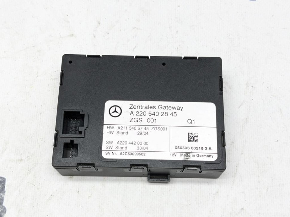 Блок ZGW CGW MERCEDES-BENZ S-класс W220 рестайлинг (2002 - 2005) фото 1 — Разборка Мерседес