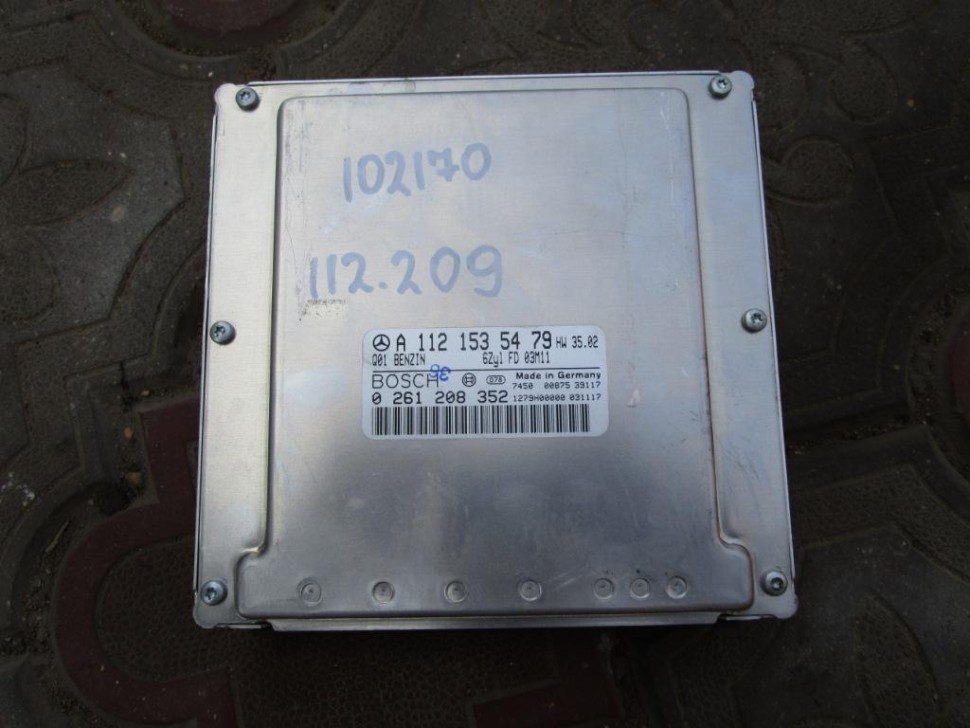 Блок управления двигателем MERCEDES-BENZ CLK-класс C209/W209 (2002 - 2005) фото 1 — Разборка Мерседес