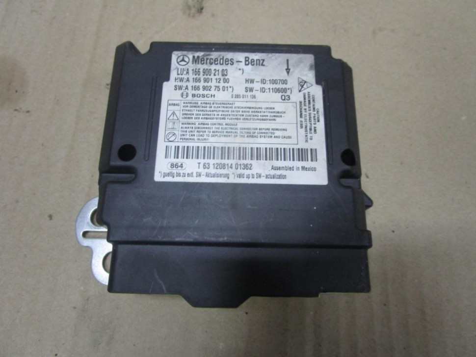 Блок AIRBAG MERCEDES-BENZ M-класс W166 (2011 - 2015) фото 1 — Разборка Мерседес