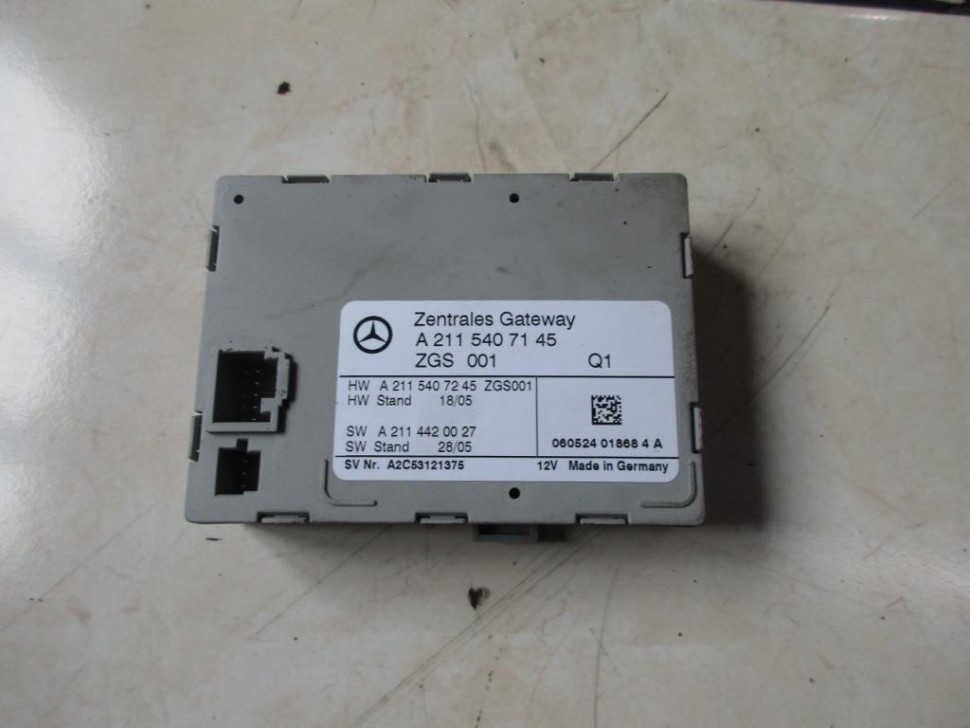 Блок ZGW CGW MERCEDES-BENZ E-класс W211/S211 рестайлинг (2006 - 2009) фото 1 — Разборка Мерседес